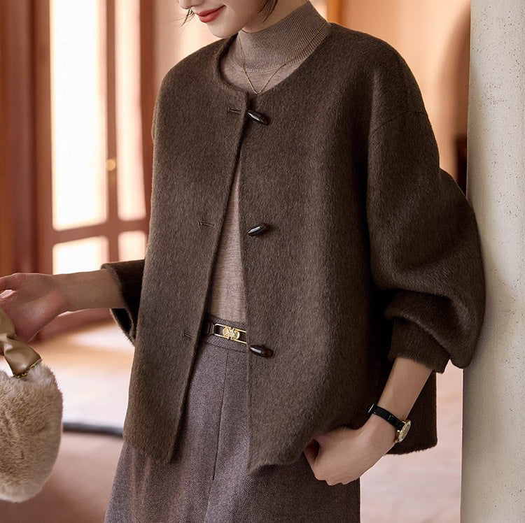Damen Modische und elegante Strickjacke Nord Taschen