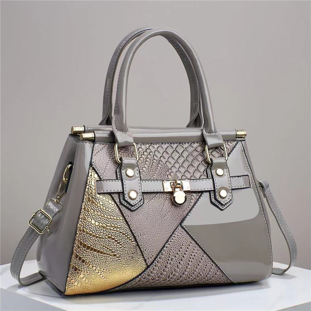Damen Handtasche mit geometrischem Design und luxuriösen Materialien Nord Taschen