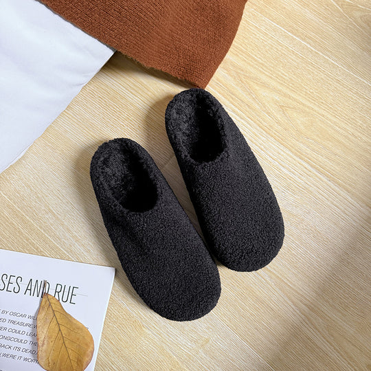 Damen Gefütterte Hausschuhe‑Slipper aus Teddyfleece mit gepolstertem Komfortfußbett Nord Taschen