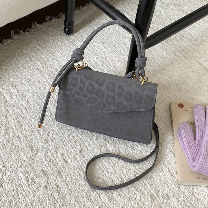 Damen Hobo-Tasche mit wildem Leopardenmuster und elegantem Knotenverschluss Nord Taschen