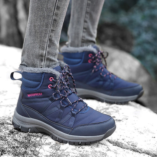 Damen Wasserfeste Winterstiefel mit isolierendem Futter und rutschfester Sohle Nord Taschen
