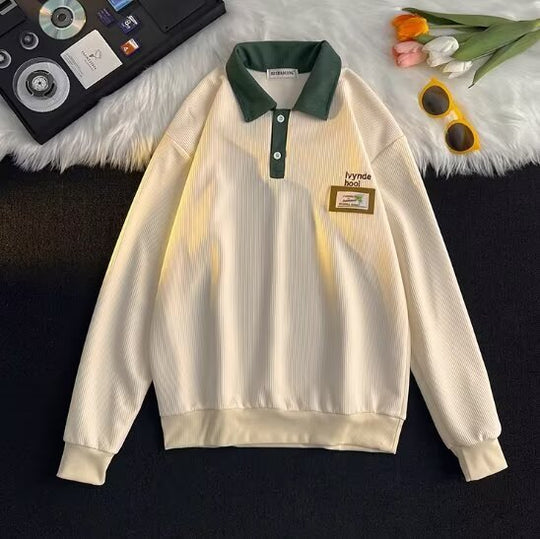 Herren Sportlicher Stehkragenpullover Nord Taschen