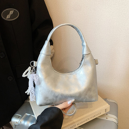 Damen Hobo-Tasche mit elegantem, geschwungenem Design und verstellbarem Schulterriemen Nord Taschen