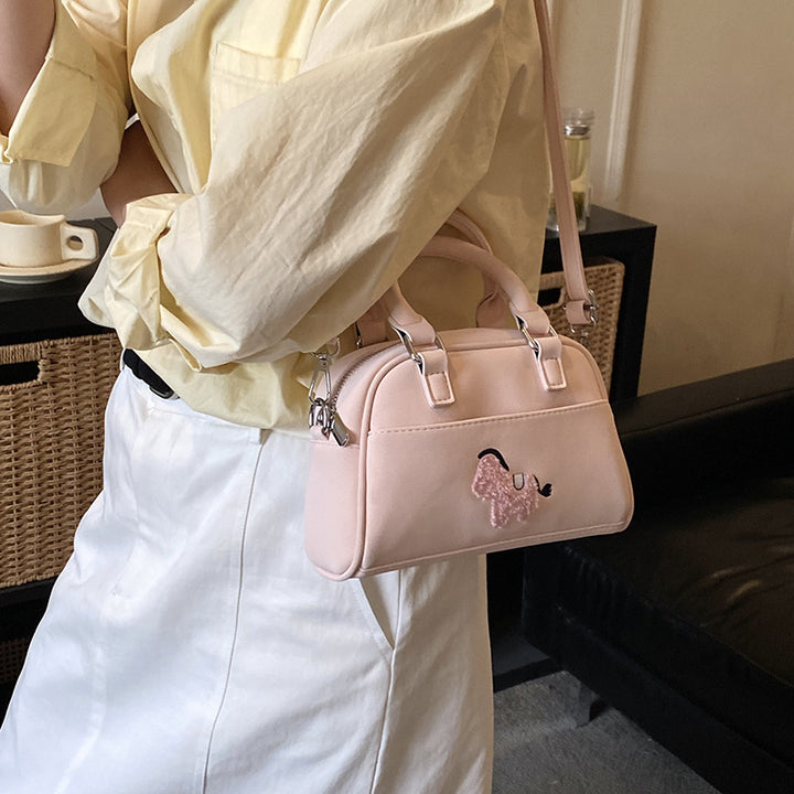 Damen Handtasche mit verspieltem Pferdemotiv und praktischem Tragegriff Nord Taschen