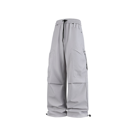 Herren Extraweite Utility-Cargohose im Joggerstil mit Tunnelzugbund und verstellbaren Beinabschlüssen Nord Taschen