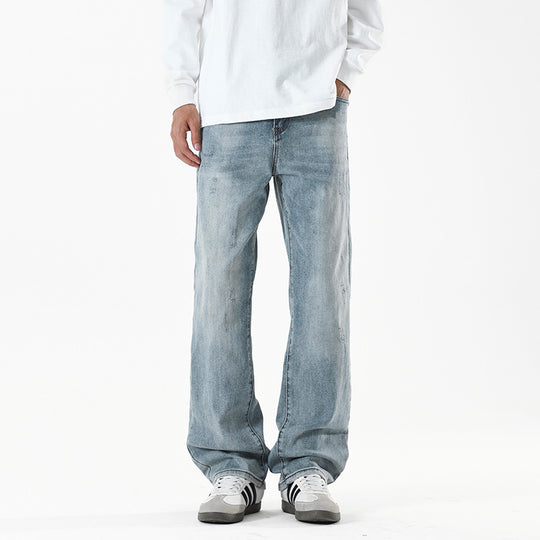 Herren Baggy-Jeans im Wide‑Leg Relaxed-Fit mit Vintage-Waschung Nord Taschen