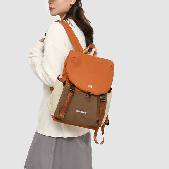 Damen Urbaner Rucksack mit praktischen Seitentaschen und verstellbarem Kordelzug Nord Taschen
