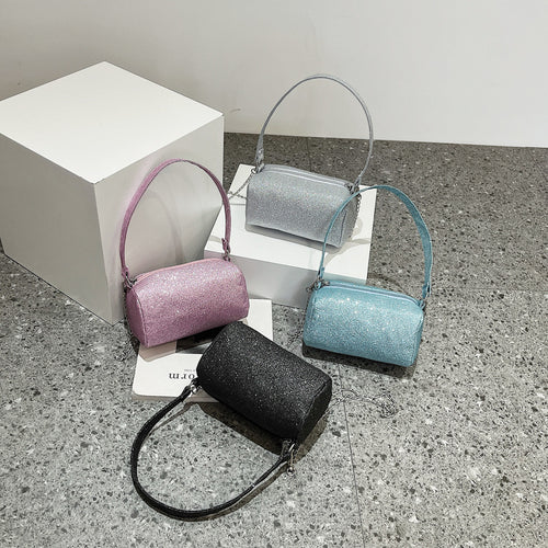 Damen glitzernde Clutch mit verstellbarem Schulterriemen Nord Taschen