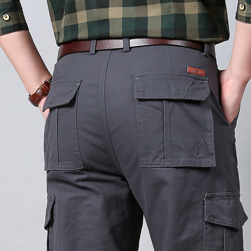 Herren Cargohose mit mehrfachen Klappentaschen und robustem Baumwollmix Nord Taschen