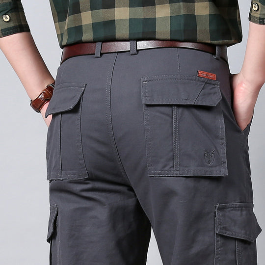 Herren Cargohose mit mehrfachen Klappentaschen und robustem Baumwollmix Nord Taschen
