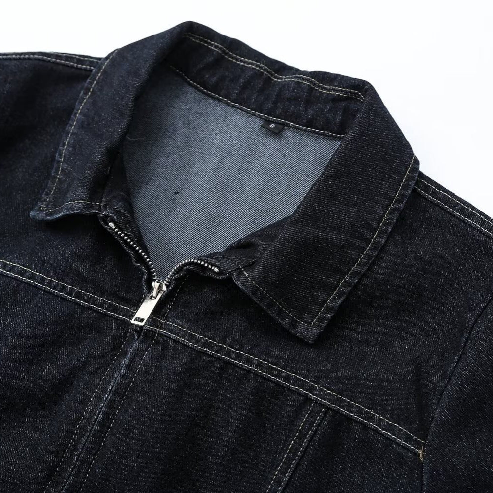Damen High-Waist Jeanshose mit weitem Bein und Kontrastnähten Nord Taschen