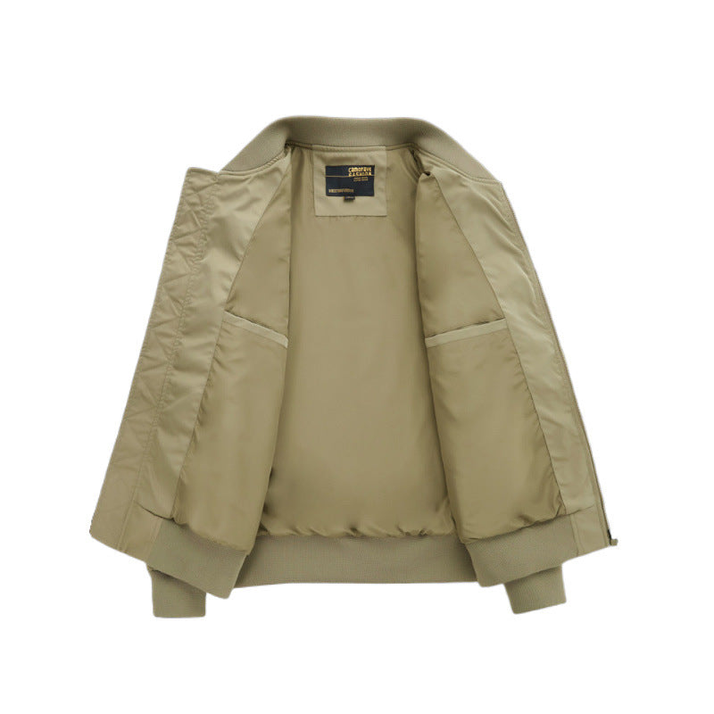 Herren Classic Bomberjacke im Utility-Look mit gesteppter Thermofütterung und Schrägeingrifftaschen Nord Taschen