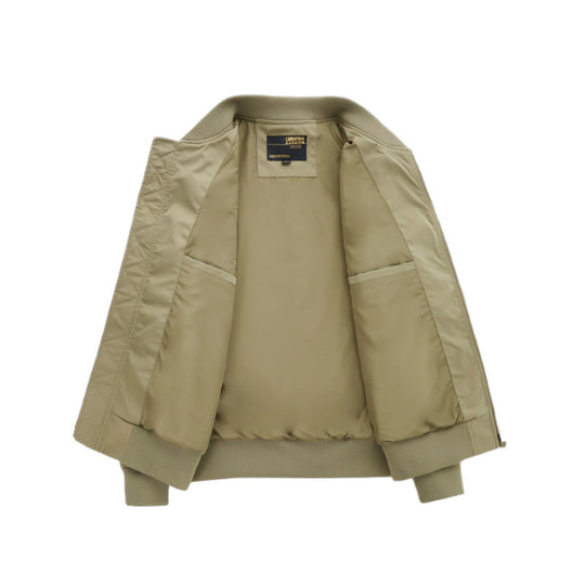 Herren Classic Bomberjacke im Utility-Look mit gesteppter Thermofütterung und Schrägeingrifftaschen Nord Taschen