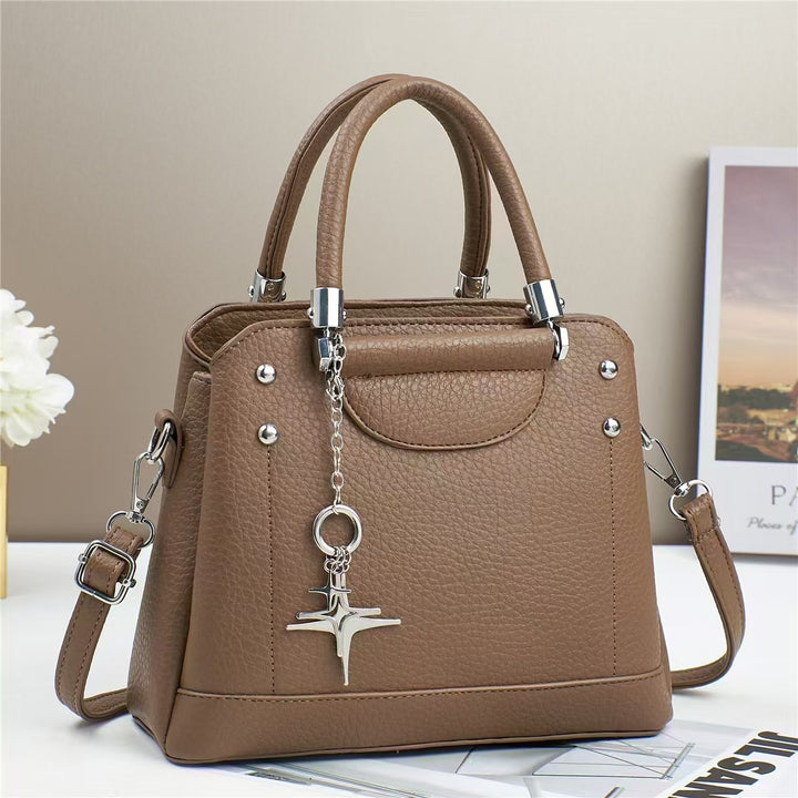 Damen Handtasche mit modischen Akzenten und abnehmbaren Schulterriemen Nord Taschen