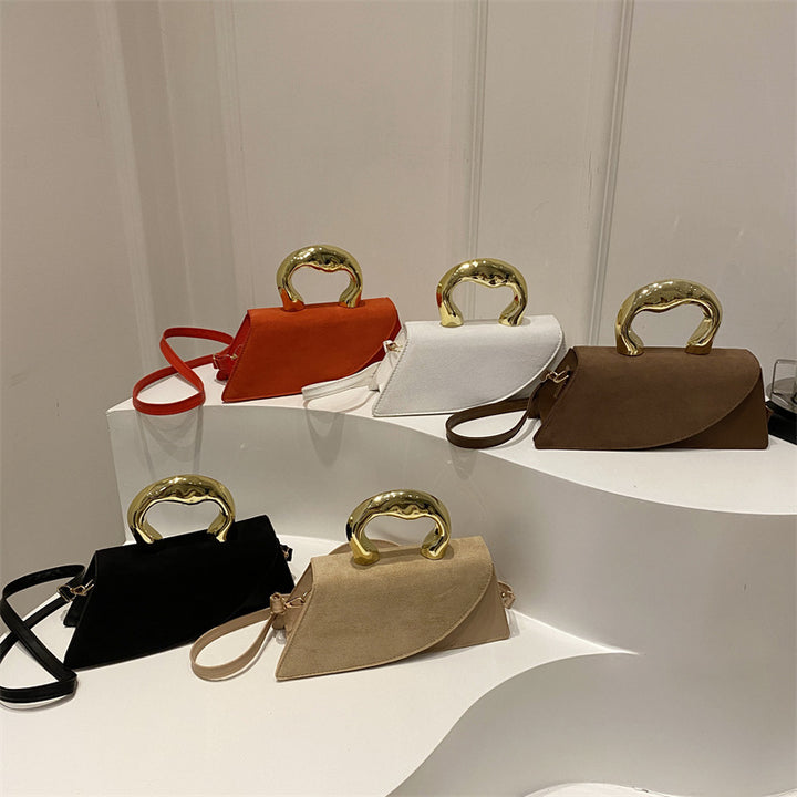 Damen elegante Handtasche mit luxuriösem Acrylgriff Nord Taschen