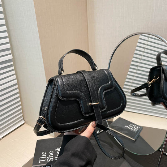 Damen elegante Handtasche mit strukturiertem Design und abnehmbarem Schulterriemen Nord Taschen
