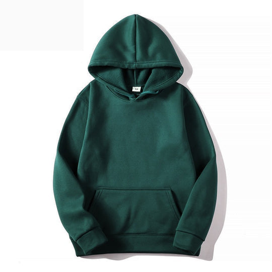 Unisex nan minimalistischer Kapuzenpullover ohne Reißverschluss mit innen angerautem French-Terry und integrierter Kängurutasche Nord Taschen