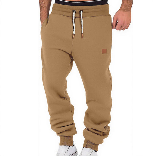 Herren Relax-Fit Fleece-Jogginghose mit Bündchen und Kordelzug Nord Taschen