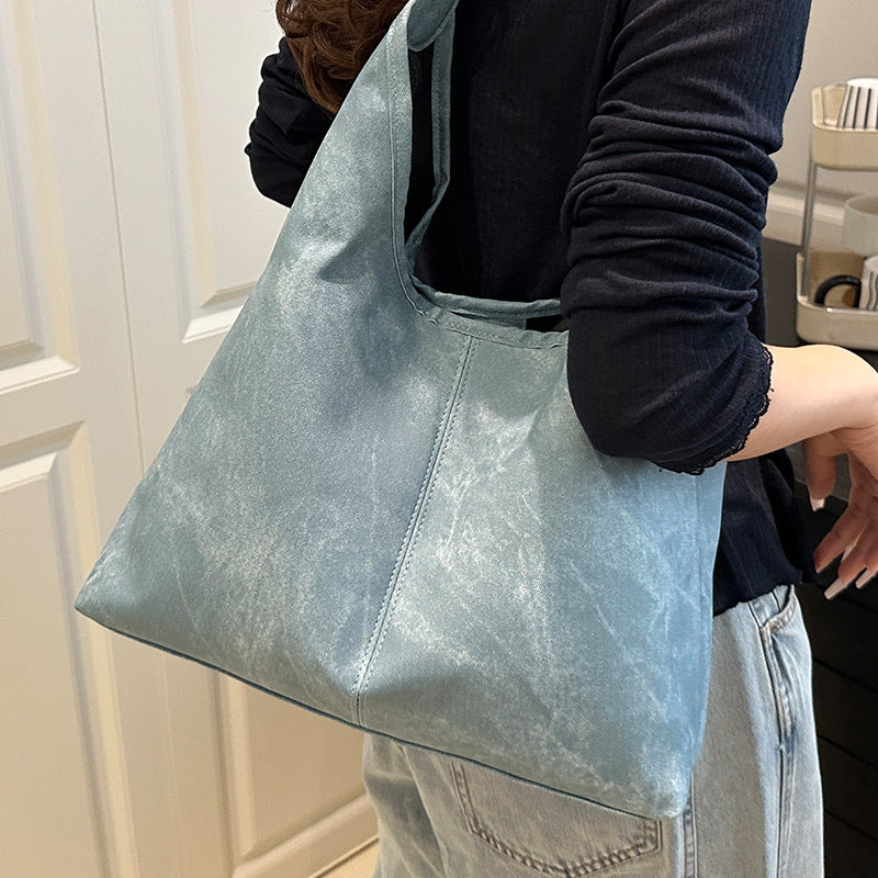 Damen elegante Hobo-Tasche aus weichem Kunstleder Nord Taschen