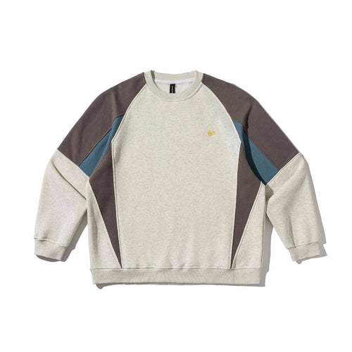 Unisex Colorblock-Sweatshirt mit Raglanärmeln und strukturierter Ziernaht Nord Taschen