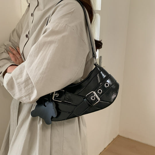 Damen modische Umhängetasche mit verstellbarem Schulterriemen und einzigartigen Akzenten Nord Taschen