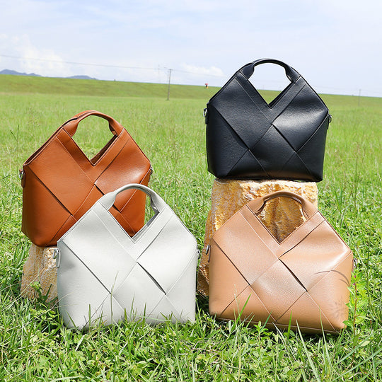 Damen Taschen mit modernem, geometrischem Design und abnehmbarem Schulterriemen Nord Taschen