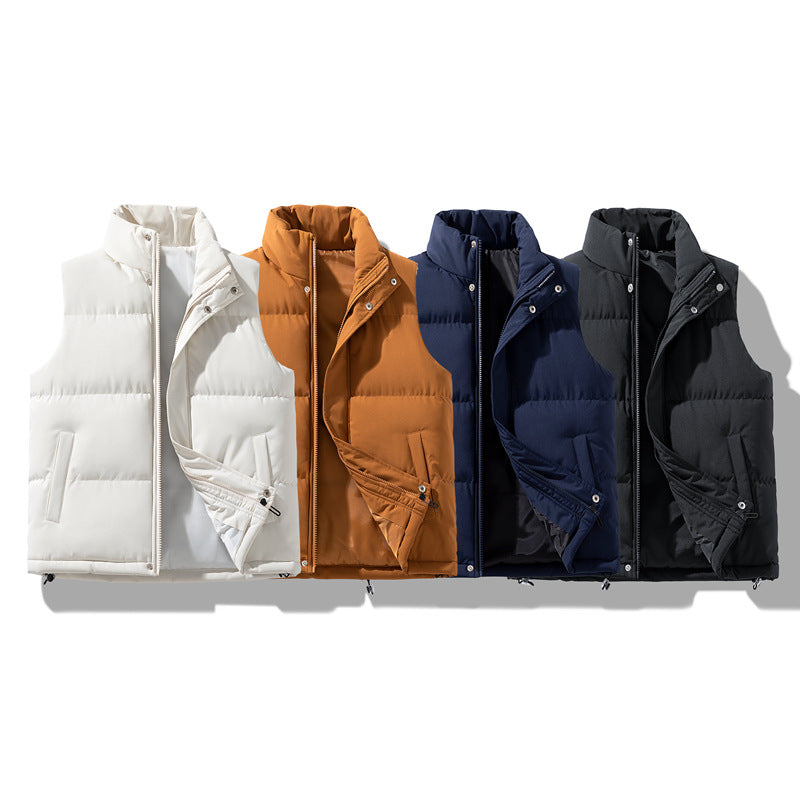 Herren Isolierende Outdoor-Steppweste mit hohem Kragen, 2‑Wege‑Reißverschluss & verdeckten Eingrifftaschen Nord Taschen