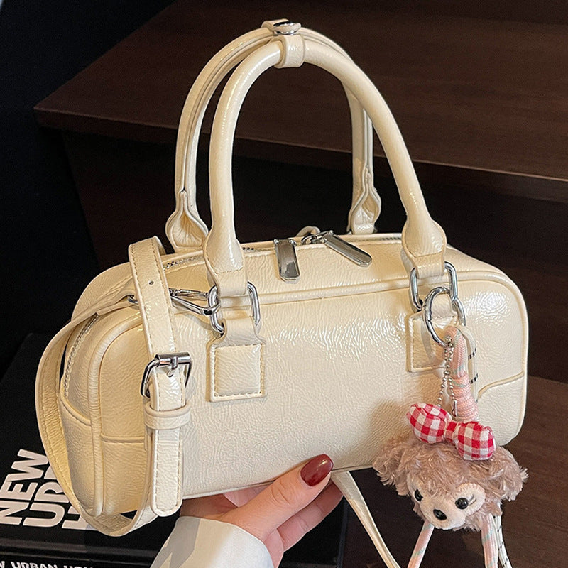 Damen elegante Handtasche im modernen Talkum-Look Nord Taschen