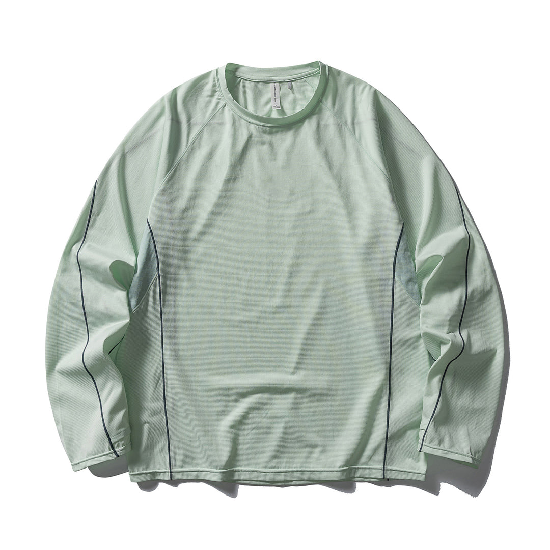 Unisex Leichtes technisches Longsleeve mit Raglanärmeln und Kontrastnähten Nord Taschen
