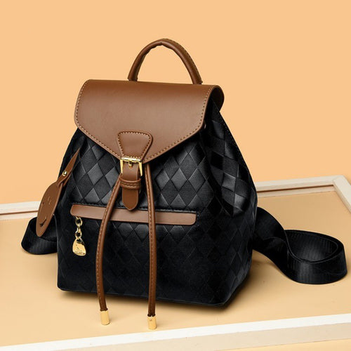 Damen Rucksack mit geflochtenem Design Nord Taschen