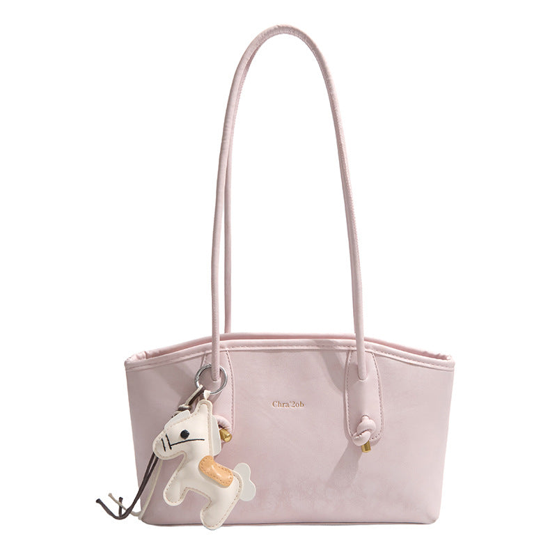 Damen modische Handtasche mit verspieltem Anhänger Nord Taschen