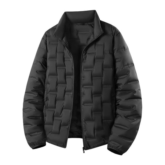 Herren Ultraleichte gesteppte Isolationsjacke mit Stehkragen und minimalistischem Design Nord Taschen