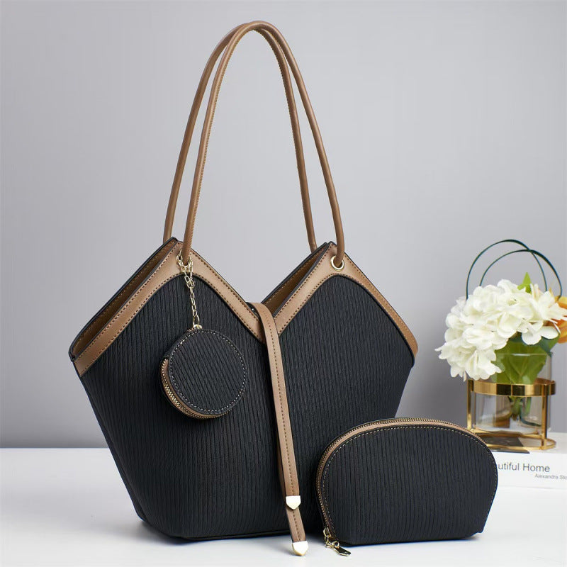Damen elegante Oversize-Handtasche mit abnehmbarem Mini-Etui Nord Taschen