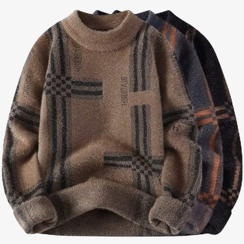 Damen Modischer Rollkragenpullover Nord Taschen