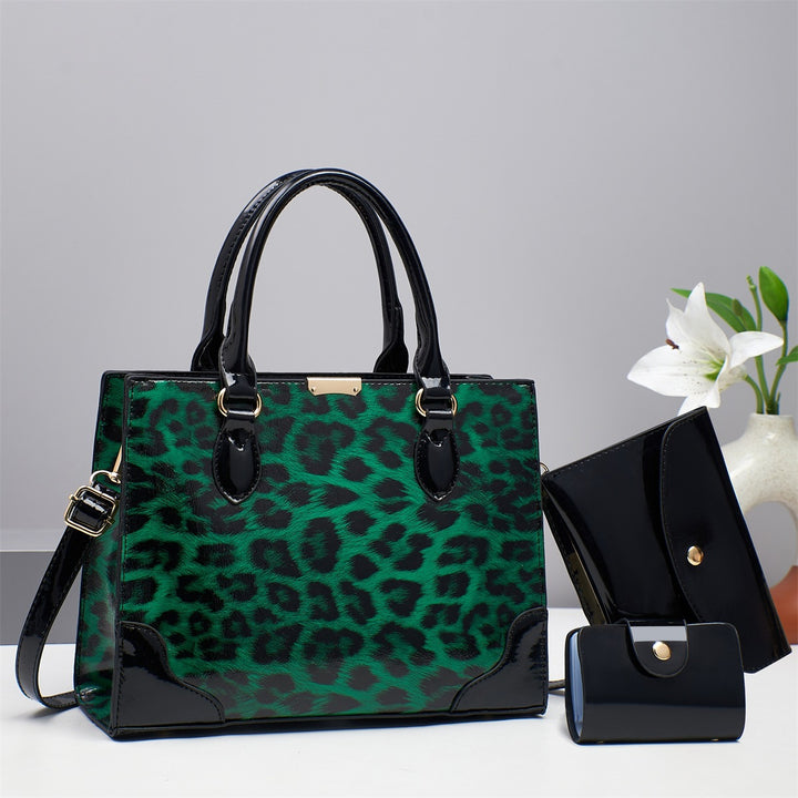 Damen elegante Handtasche mit animalischem Muster Nord Taschen