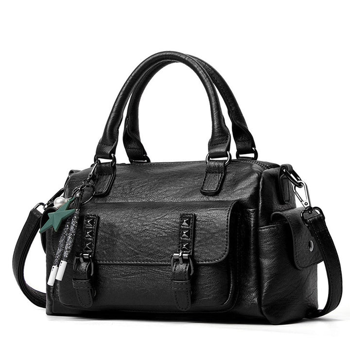 Damen Henkeltasche mit eleganten Nieten und praktischem Innenlayout Nord Taschen