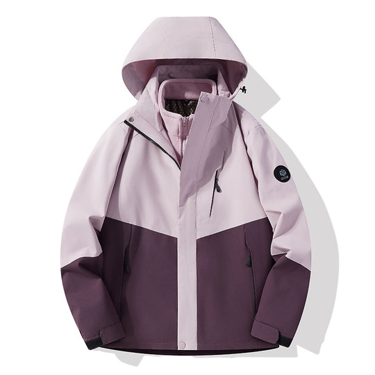 Herren Softshell-Outdoorjacke mit abnehmbarer Fleece‑Innenlage, verstellbarer Kapuze und wasserabweisenden Reißverschlüssen Nord Taschen