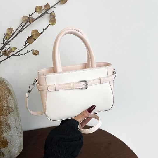 Damen elegante Mini-Handtasche mit doppeltem Tragegriff und abnehmbarer Schulterkette Nord Taschen