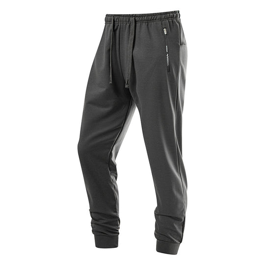 Herren Sportliche Jogginghose mit Reißverschlusstaschen Elastischem Bund und Schlankem Schnitt Nord Taschen