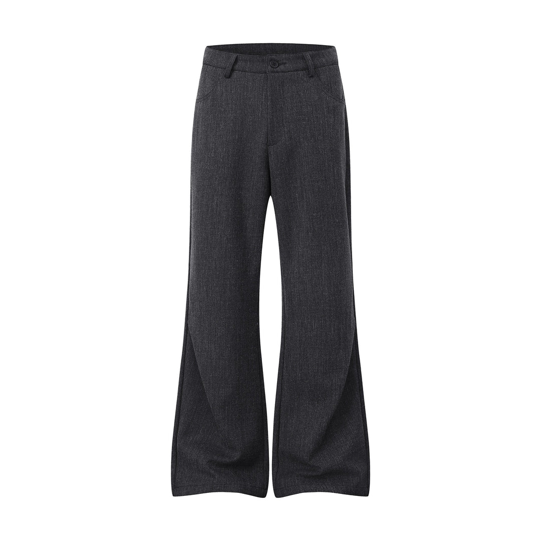 Damen Weite High‑Waist Culotte-Hose aus strukturierter Wollmischung Nord Taschen