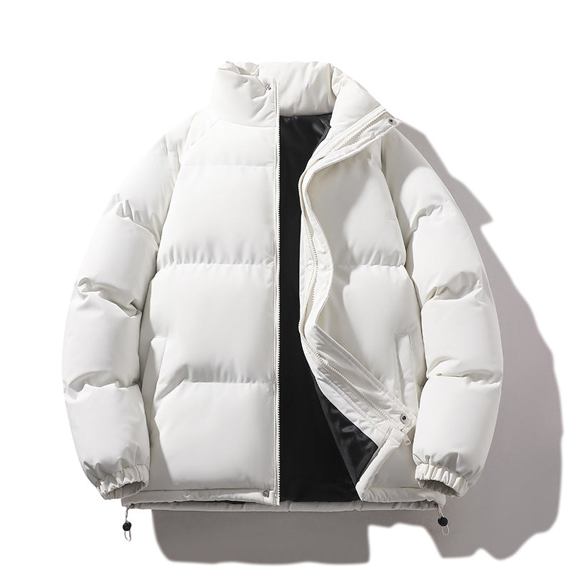 Unisex Wattierte Steppjacke aus Daunenimitat mit hohem Kragen und Kordelzug Nord Taschen