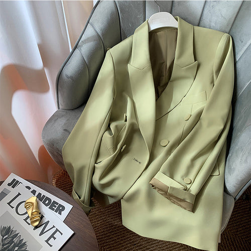 Damen Eleganter Oversized Blazer Nord Taschen