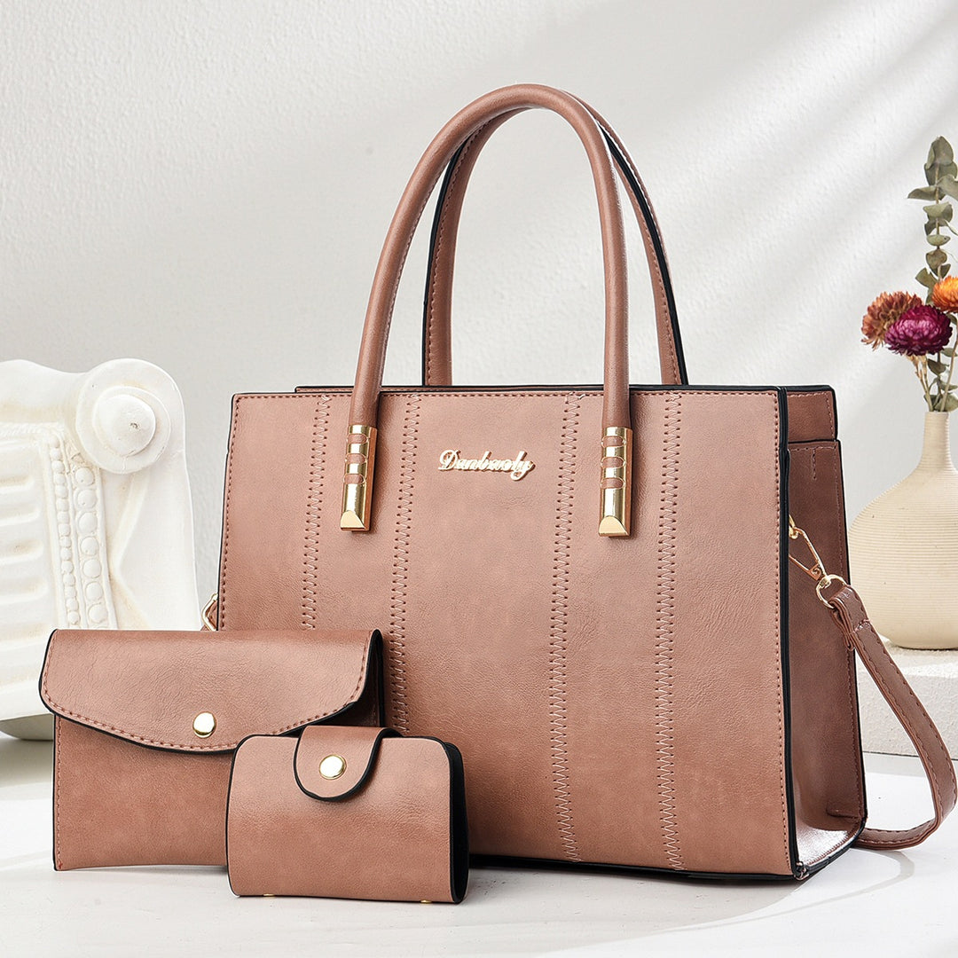 Damen klassische Handtasche mit abnehmbarem Portemonnaie Nord Taschen