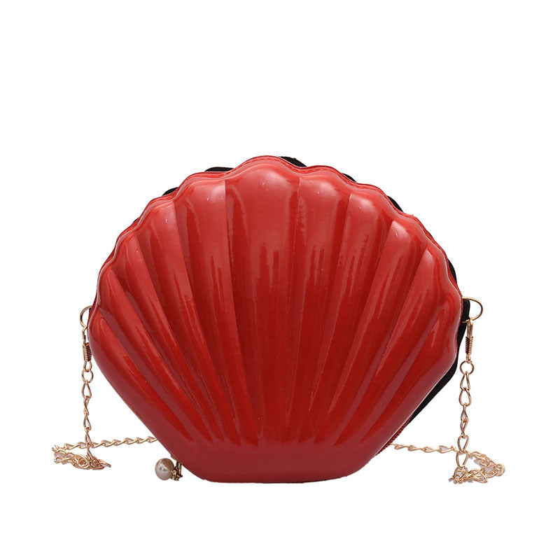 Damen elegante Clutch im Muschel-Design Nord Taschen