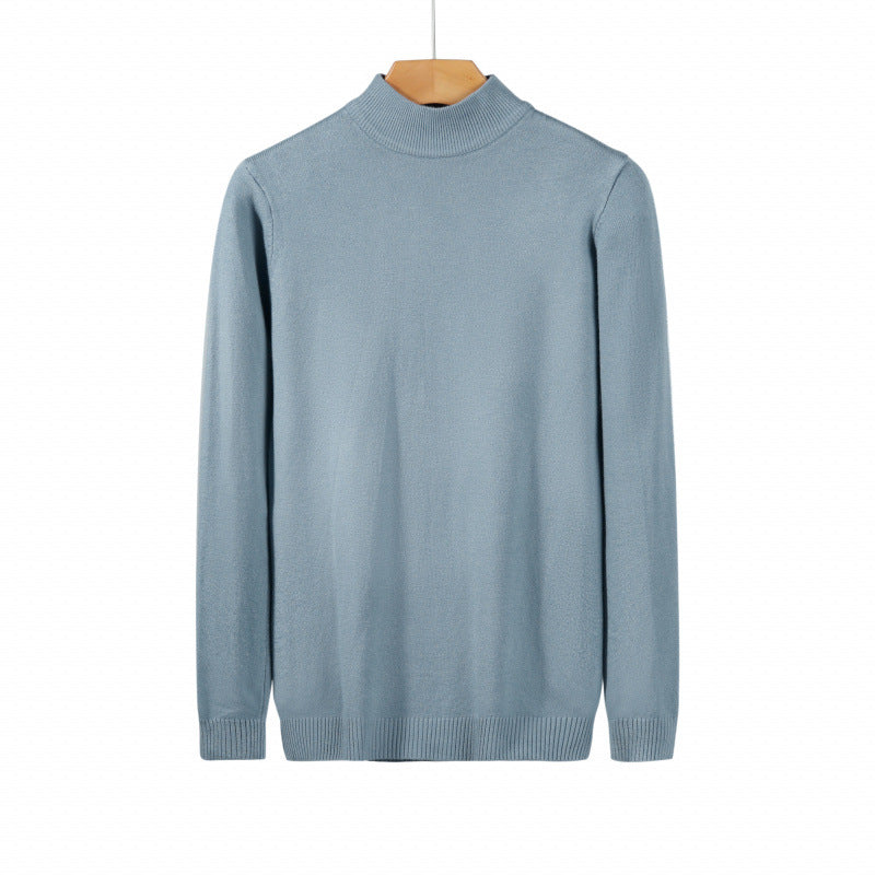Damen Feiner Langarm-Feinstrickpullover mit schmalem Stehkragen und gerippten Bündchen Nord Taschen