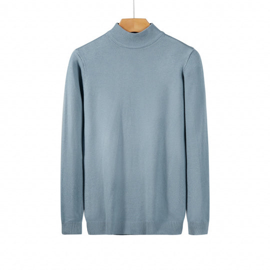 Damen Feinstrick-Stehkragenpullover aus Baumwollmix mit gerippten Bündchen Nord Taschen