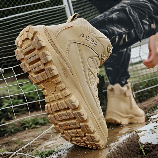 Herren wasserdichte Sicherheitsstiefel mit rutschfester Sohle und atmungsaktiver Membran - Vittorelli