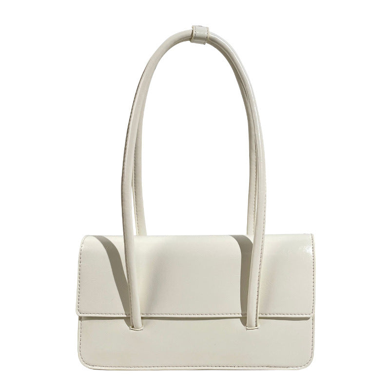 Damen Henkeltasche mit strukturiertem Kunstleder und elegantem Klappenverschluss Nord Taschen