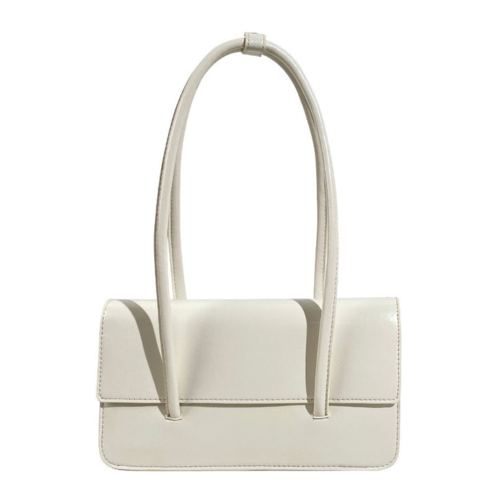 Damen Henkeltasche mit strukturiertem Kunstleder und elegantem Klappenverschluss Nord Taschen