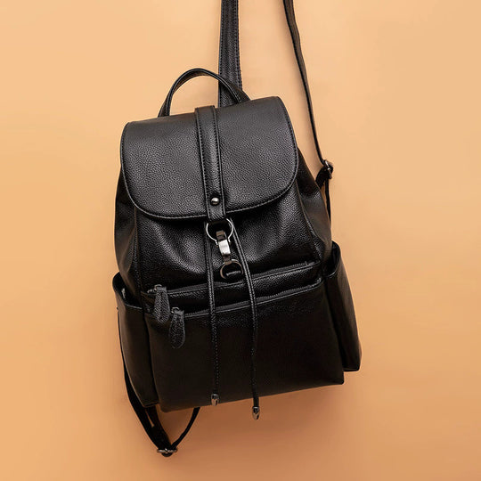 Damen Rucksack mit elegantem Klappenverschluss und praktischen Fächern Nord Taschen